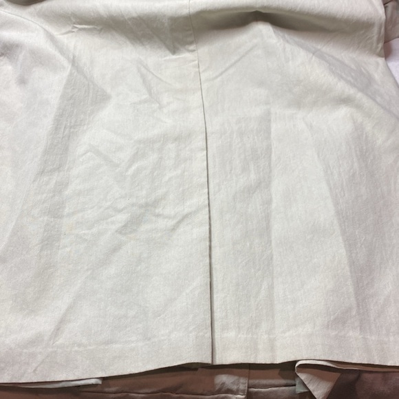 London Fog full length trench coat khaki colored size 12 regular - Picture 6 of 7